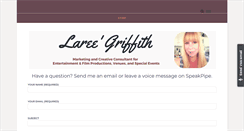 Desktop Screenshot of lareegriffith.com
