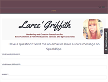 Tablet Screenshot of lareegriffith.com